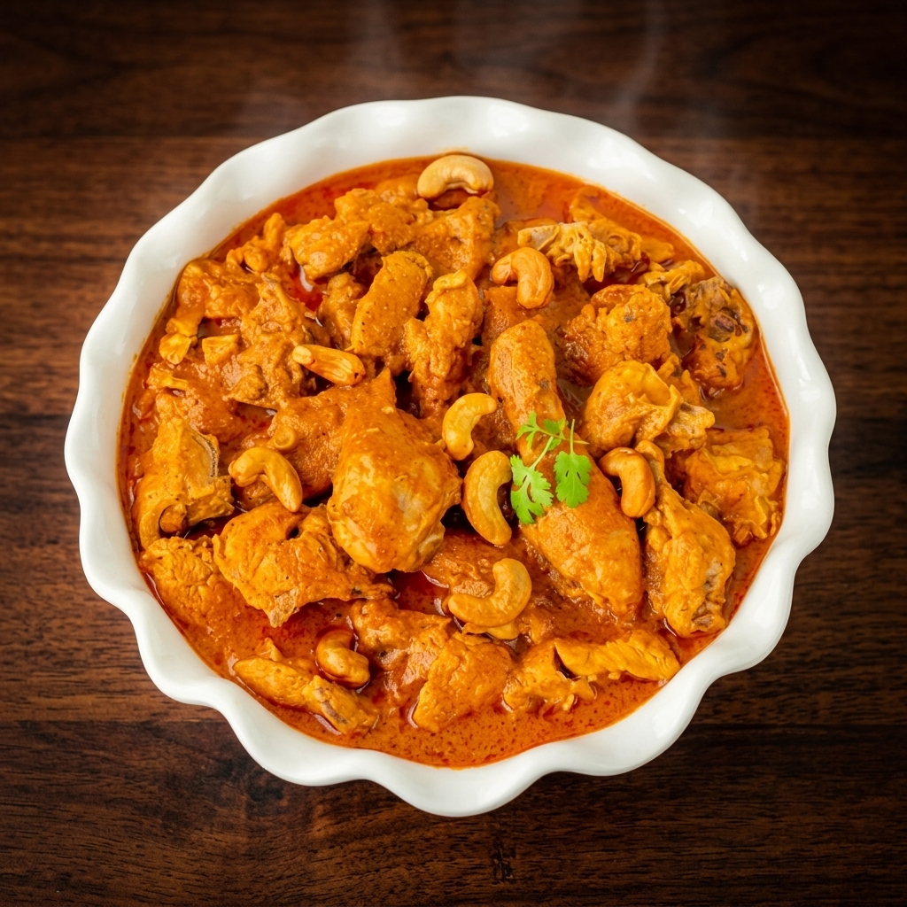 Chicken Shahi Korma – creamy Indian chicken dish at Tandoori Tadka Lloydminster